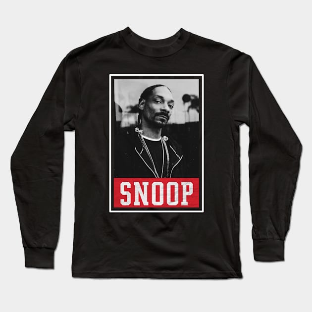 snoop dogg Long Sleeve T-Shirt by one way imagination